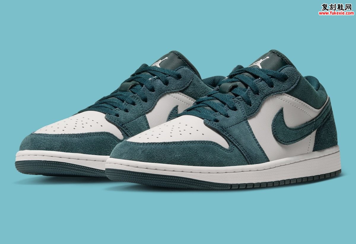 Air Jordan 1 Low “Midnight Spruce”午夜云杉深绿麂皮2026秋季复古质感独家评测插图 Air Jordan 1 Low “Midnight Spruce”午夜云杉深绿麂皮2026秋季复古质感独家评测