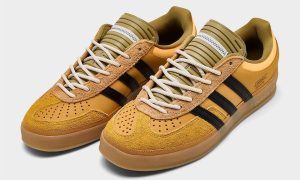 Bad Bunny x adidas Gazelle Indoor “Solar Gold” 2026年10月发售：黑黄配色撞脸纽约出租车缩略图