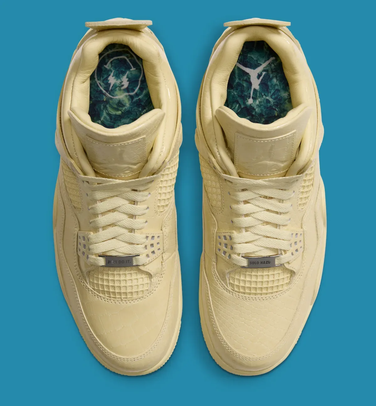J Balvin x Air Jordan 4 “Amazonas”联名AJ4“Amazonas”评测:鳄鱼纹黄鞋为何值得关注插图3 J Balvin x Air Jordan 4 “Amazonas”联名AJ4“Amazonas”评测:鳄鱼纹黄鞋为何值得关注