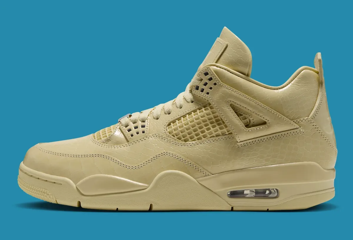 J Balvin x Air Jordan 4 “Amazonas”联名AJ4“Amazonas”评测:鳄鱼纹黄鞋为何值得关注插图1 J Balvin x Air Jordan 4 “Amazonas”联名AJ4“Amazonas”评测:鳄鱼纹黄鞋为何值得关注