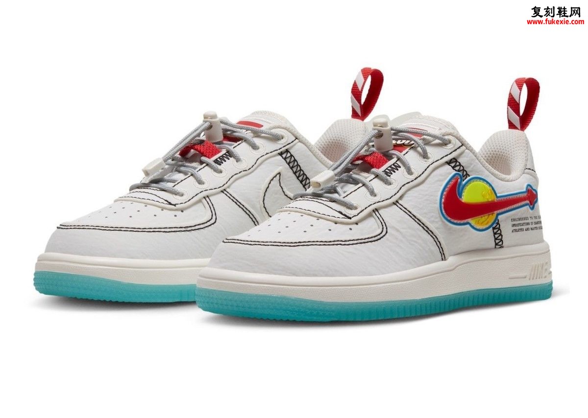 LEGO x Nike AF1 Low Outer Space GS评测：经典太空主题彩蛋与童鞋设计独家深度解析