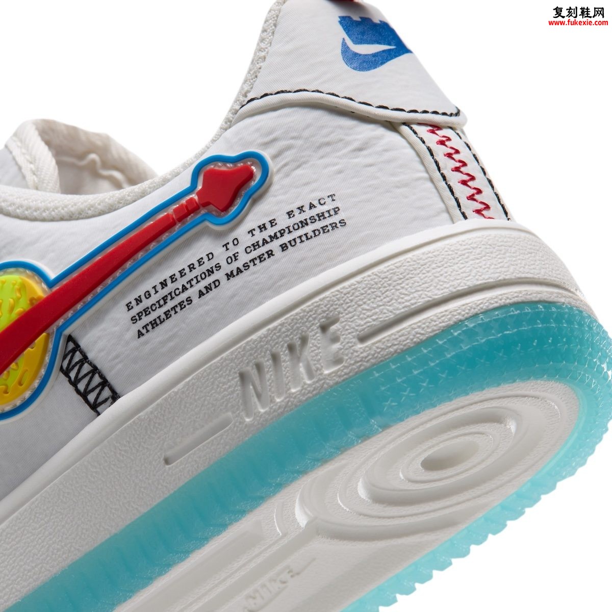 LEGO x Nike AF1 Low Outer Space GS评测：经典太空主题彩蛋与童鞋设计独家深度解析