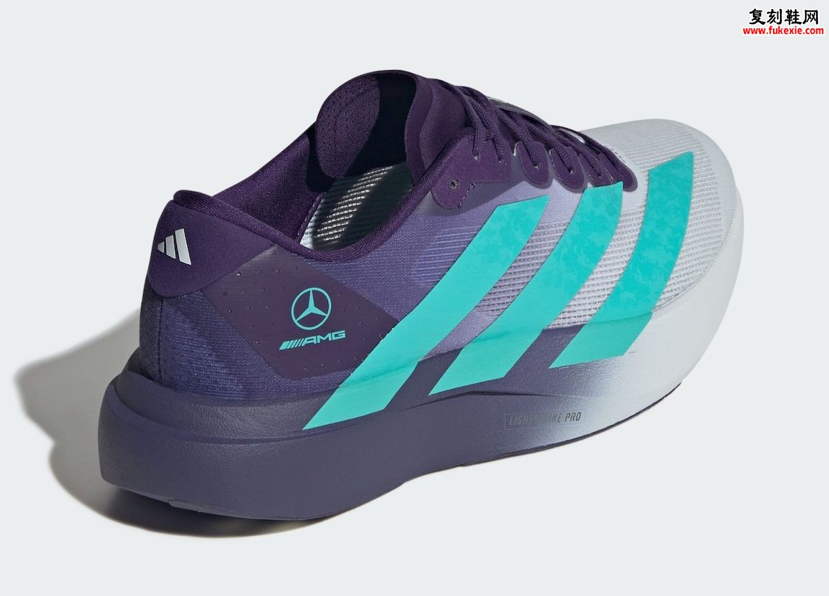 Mercedes F1 x adidas EVO SL 梅赛德斯AMG F1联名adidas EVO SL新加坡配色万代兰紫白渐变160美元发售插图4 Mercedes F1 x adidas EVO SL 梅赛德斯AMG F1联名adidas EVO SL新加坡配色万代兰紫白渐变160美元发售