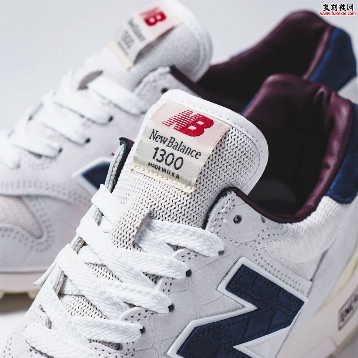 New Balance 1300 Sea Salt 美产秋冬新品 鳄鱼压纹猪皮细节 货号U1300SS 2026年9月10日发售插图4 New Balance 1300 Sea Salt 美产秋冬新品 鳄鱼压纹猪皮细节 货号U1300SS 2026年9月10日发售插图4