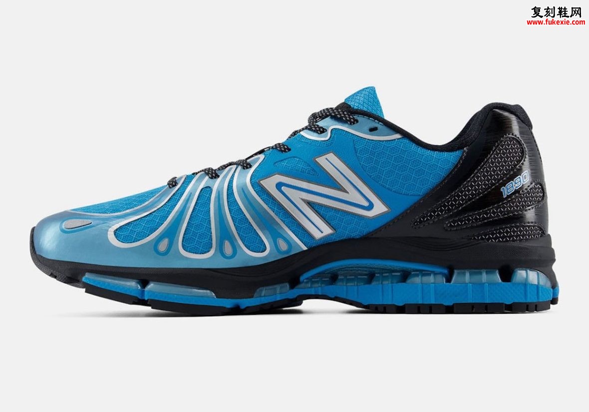 New Balance 1890 Channels蓝银黑底特律雄狮配色非官方联名二零二六秋冬发售深度独家全解析插图2 New Balance 1890 Channels蓝银黑底特律雄狮配色非官方联名二零二六秋冬发售深度独家全解析
