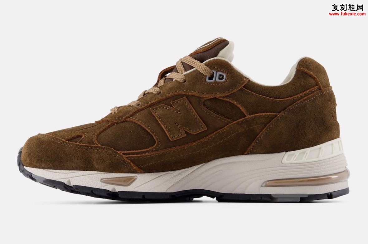 New Balance 991v1 “Coffee” 咖啡色全麂皮版本2026秋冬发售英产经典回归与深度解析插图2 New Balance 991v1 “Coffee” 咖啡色全麂皮版本2026秋冬发售英产经典回归与深度解析