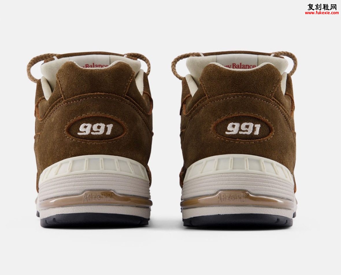 New Balance 991v1 “Coffee” 咖啡色全麂皮版本2026秋冬发售英产经典回归与深度解析插图4 New Balance 991v1 “Coffee” 咖啡色全麂皮版本2026秋冬发售英产经典回归与深度解析