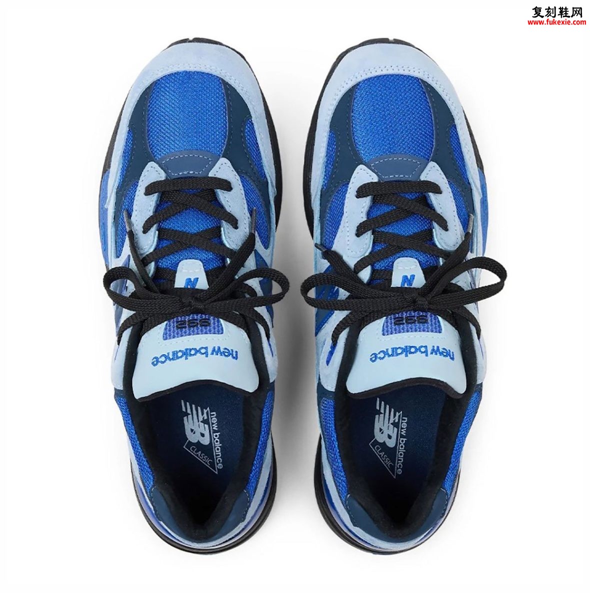 New Balance 992 “Blue Gemstone” 蓝宝石新配色秋季发售 浅灰麂皮搭配蓝色网面 定价200美元货号U992AR全面解读插图3 New Balance 992 “Blue Gemstone” 蓝宝石新配色秋季发售 浅灰麂皮搭配蓝色网面 定价200美元货号U992AR全面解读