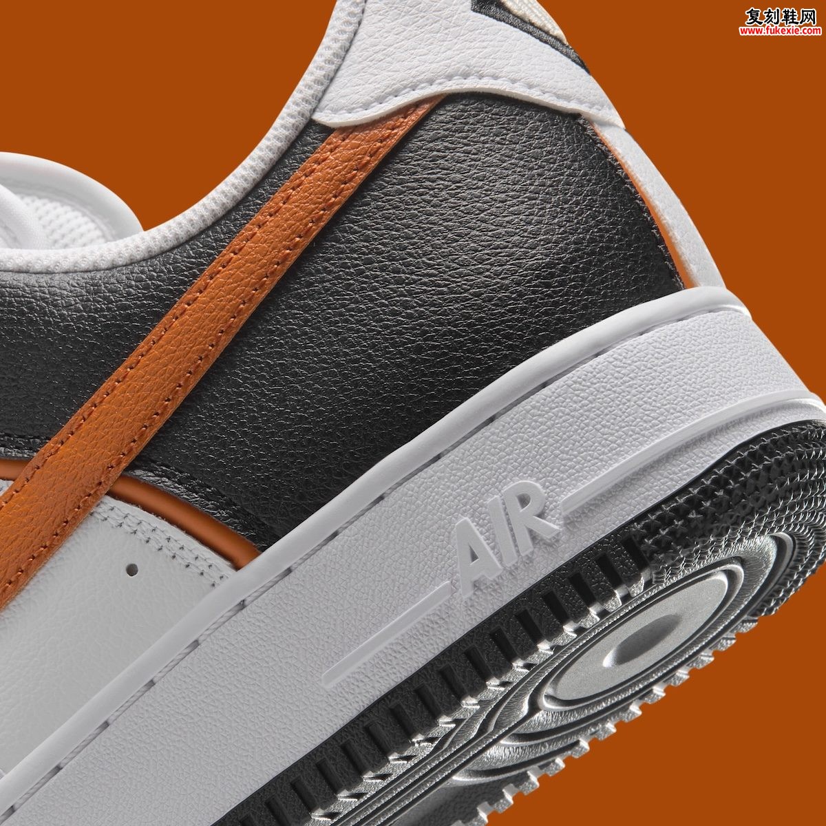 Nike Air Force 1 Low “Campfire Orange” 黑白橙火配色秋季发售细节与搭配深度解析