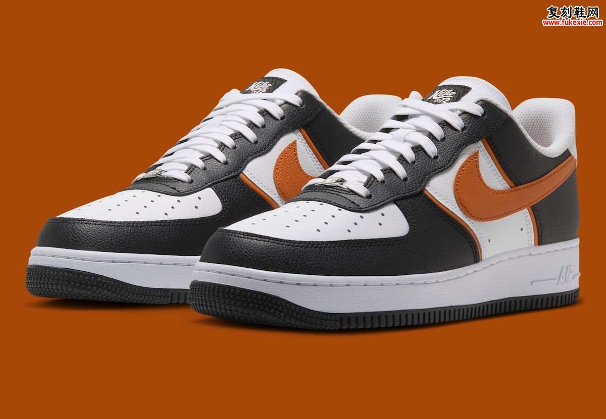 Nike Air Force 1 Low “Campfire Orange” 黑白橙火配色秋季发售细节与搭配深度解析