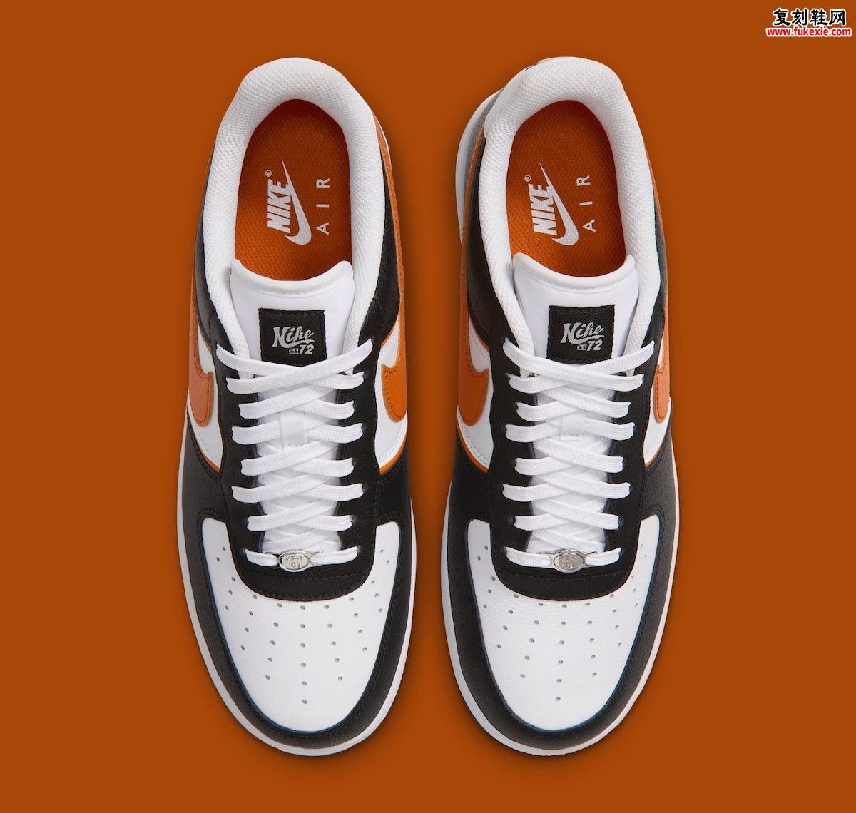 Nike Air Force 1 Low “Campfire Orange” 黑白橙火配色秋季发售细节与搭配深度解析