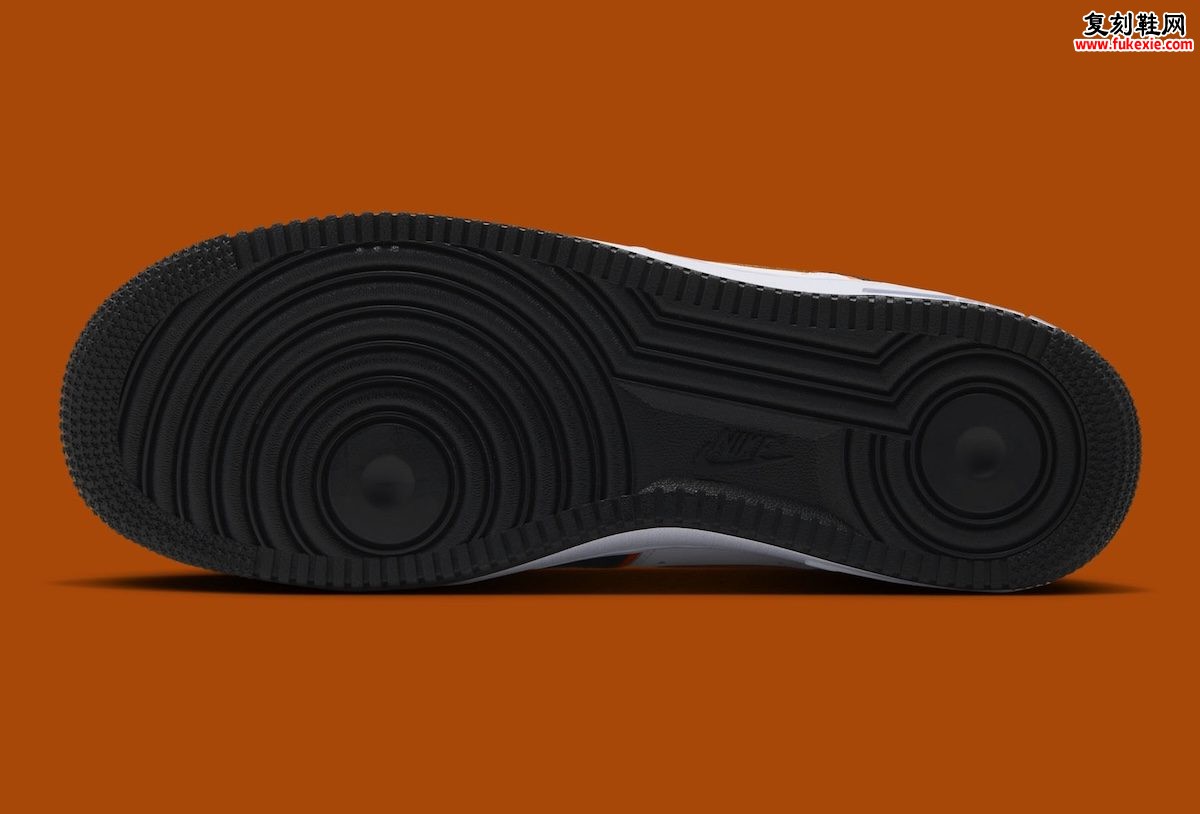 Nike Air Force 1 Low “Campfire Orange” 黑白橙火配色秋季发售细节与搭配深度解析