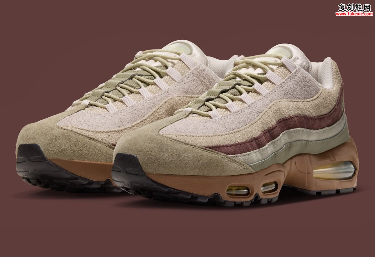 Nike Air Max 95 Suede “Dark Brown/Grey Olive” 全麂皮颠覆回归2026秋季独家深度评测插图 Nike Air Max 95 Suede “Dark Brown/Grey Olive” 全麂皮颠覆回归2026秋季独家深度评测