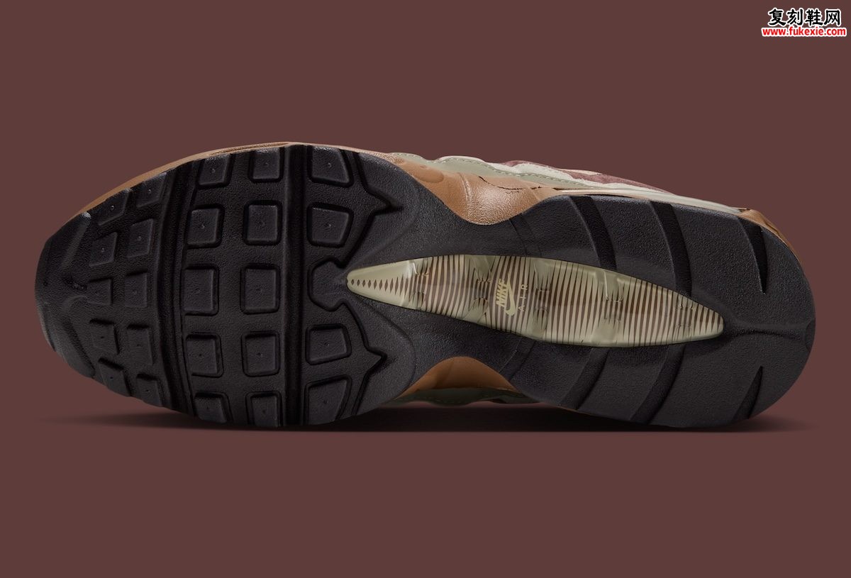 Nike Air Max 95 Suede “Dark Brown/Grey Olive” 全麂皮颠覆回归2026秋季独家深度评测插图5 Nike Air Max 95 Suede “Dark Brown/Grey Olive” 全麂皮颠覆回归2026秋季独家深度评测