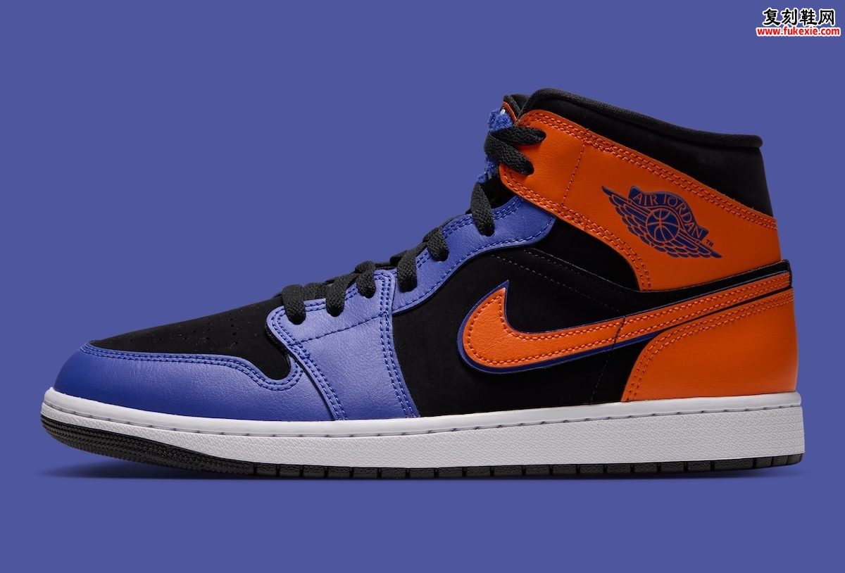 Air Jordan 1 Mid “Knicks”评测:从AJ8借来雪尼尔鞋舌是点睛之笔,但窄楦和板砖底没有跟着变插图1 Air Jordan 1 Mid “Knicks”评测:从AJ8借来雪尼尔鞋舌是点睛之笔,但窄楦和板砖底没有跟着变