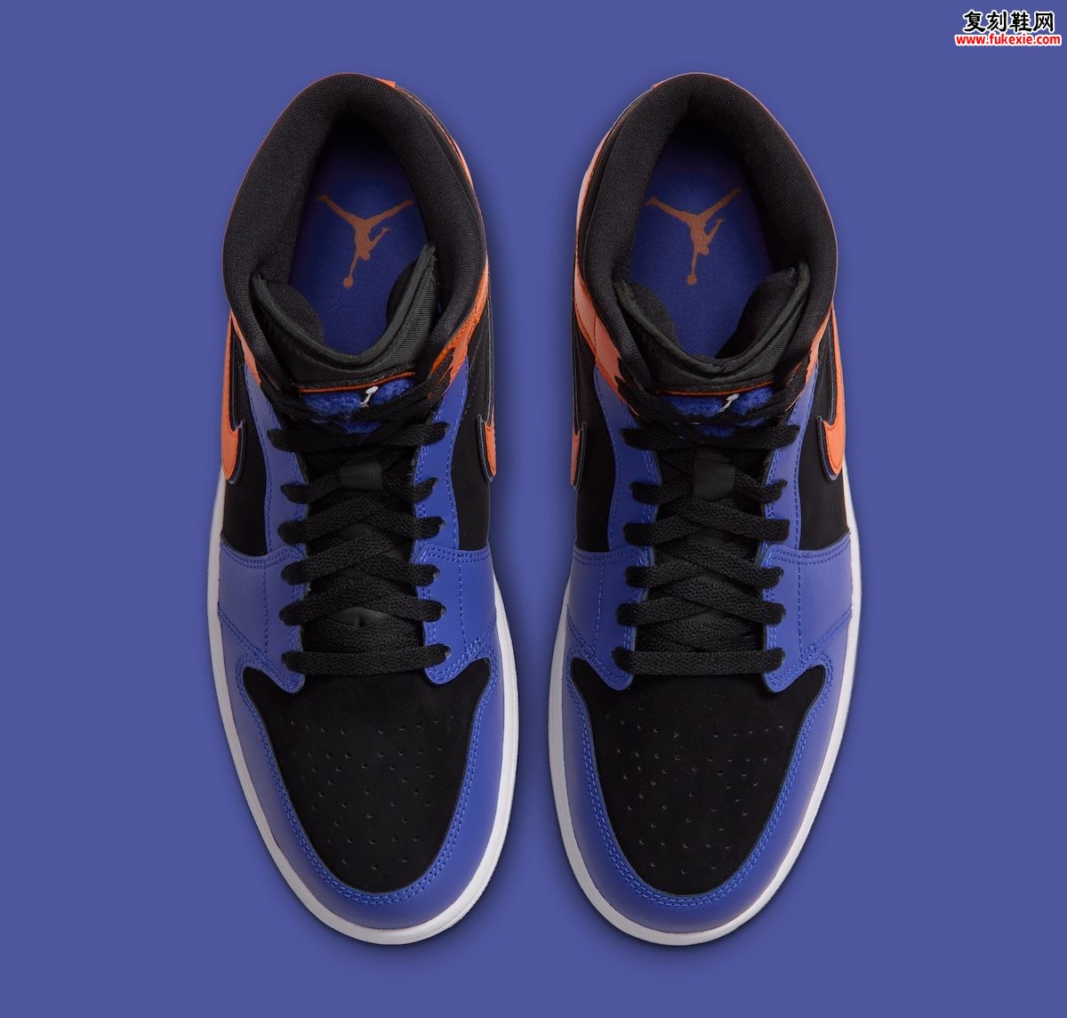 Air Jordan 1 Mid “Knicks”评测:从AJ8借来雪尼尔鞋舌是点睛之笔,但窄楦和板砖底没有跟着变插图3 Air Jordan 1 Mid “Knicks”评测:从AJ8借来雪尼尔鞋舌是点睛之笔,但窄楦和板砖底没有跟着变