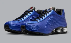 Corteiz x Nike Shox R419 “Game Royal”：把千禧机械跑鞋拆成汽车改装件，2026假日三色登场缩略图