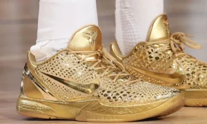 Jalen Brunson Debuts All-Gold Nike Kobe 6 Protro “Ring Ceremony” Brunson的冠军金缩略图