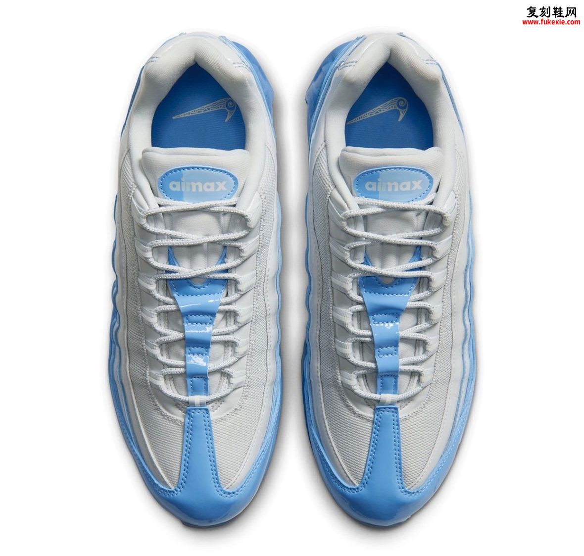 Nike Air Max 95 “Blue Tint”评测:漆皮渐变让95换了一种光泽,代价却藏在日常穿着里插图3 Nike Air Max 95 “Blue Tint”评测:漆皮渐变让95换了一种光泽,代价却藏在日常穿着里