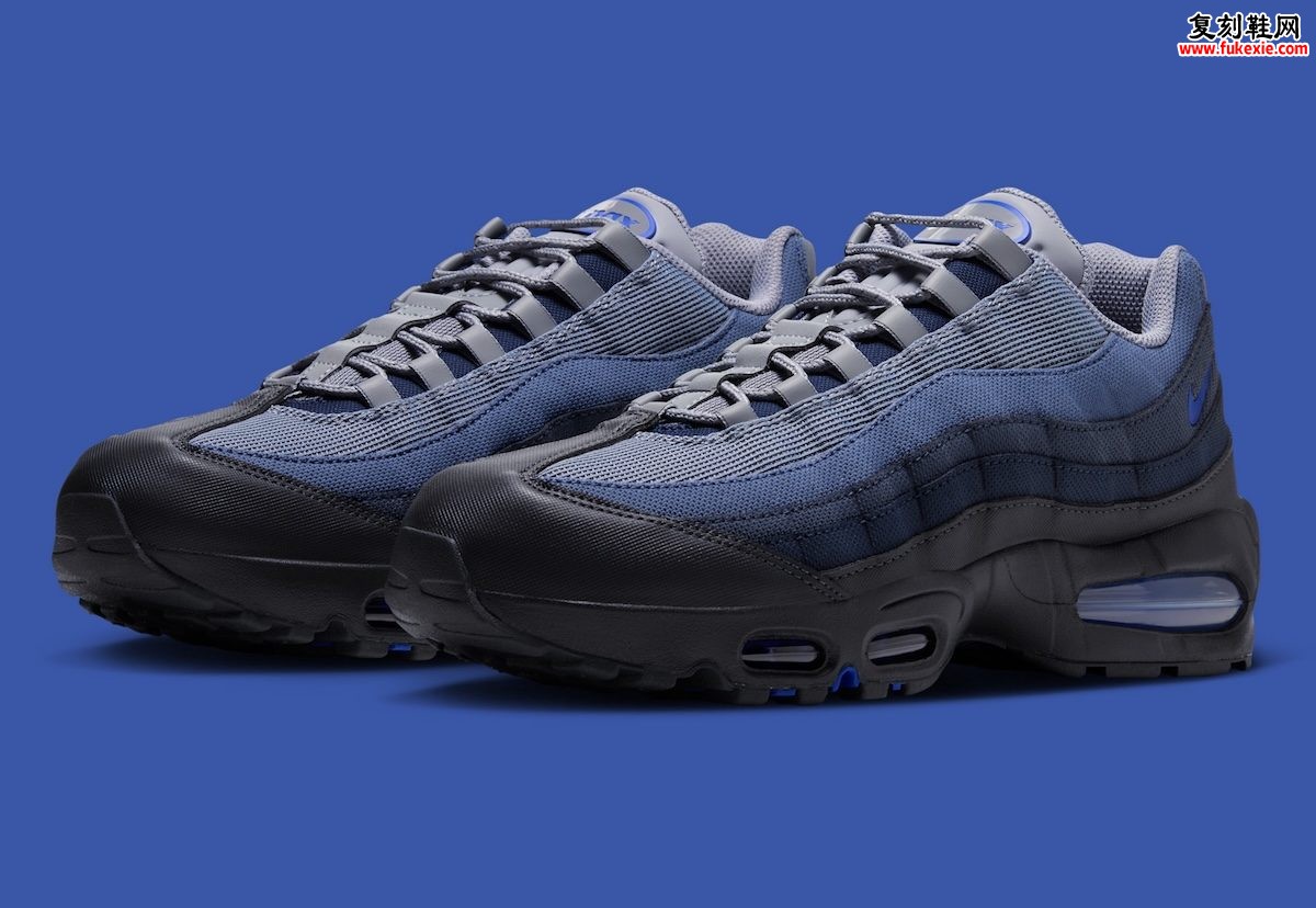 Air Max 95「Stealth/Racer Blue」：秋冬冷调蓝灰配色与Big Bubble经典回归评测插图