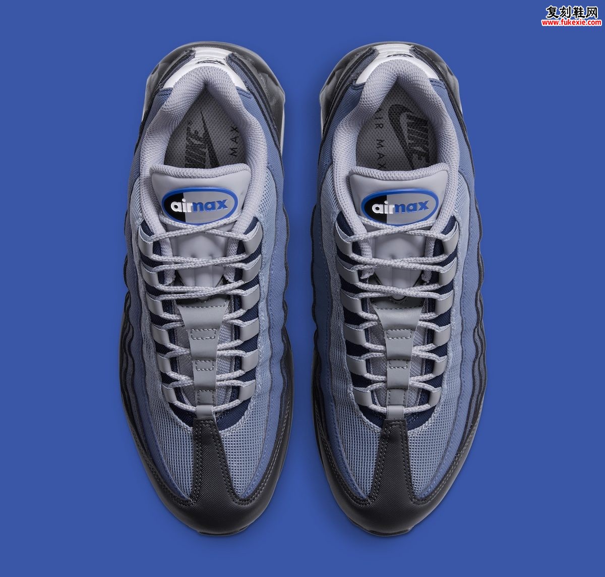 Air Max 95「Stealth/Racer Blue」：秋冬冷调蓝灰配色与Big Bubble经典回归评测插图3