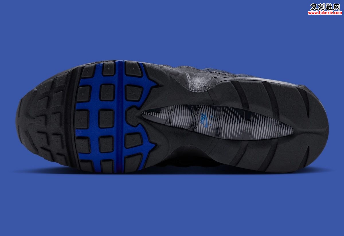 Air Max 95「Stealth/Racer Blue」：秋冬冷调蓝灰配色与Big Bubble经典回归评测插图5