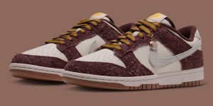 Nike Dunk Low “Basketball Charm” 可拆卸金属篮球与长毛麂皮，一双非官方USC的配饰化实验缩略图