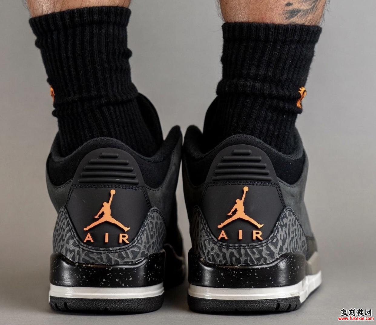 AIR JORDAN 3 “FEAR” (2023) 上脚照片一起欣赏 货号：CT8532-080