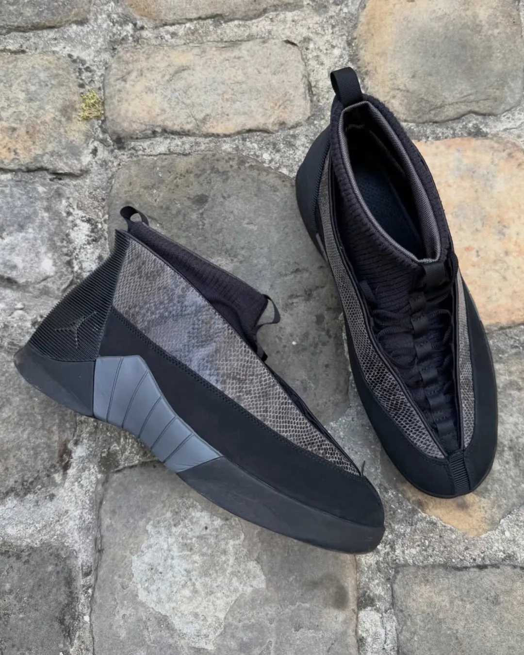 Air Jordan 15 “Snakeskin”蛇皮新色确认秋季发售，黑魂材质能否为这双冷门正代正名？