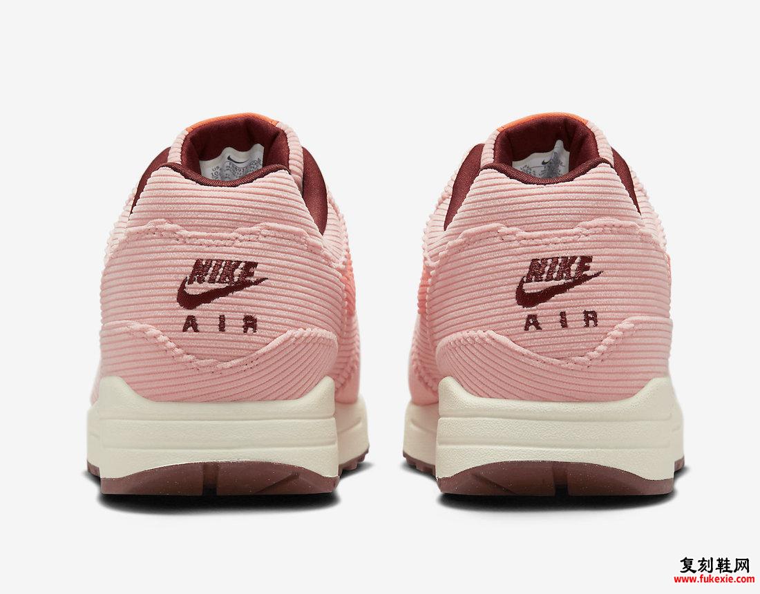 NIKE AIR MAX 1 “CORAL STARDUST CORDUROY” 5 月 26 日发布