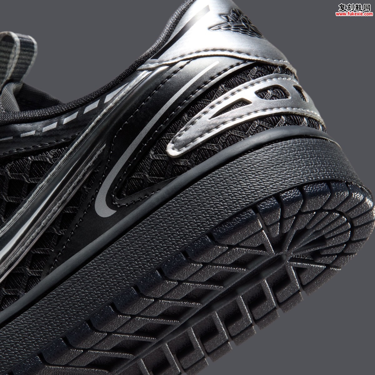 Air Jordan 1 Low Method of Make “Black/Metallic Silver”黑银配色2025震撼来袭