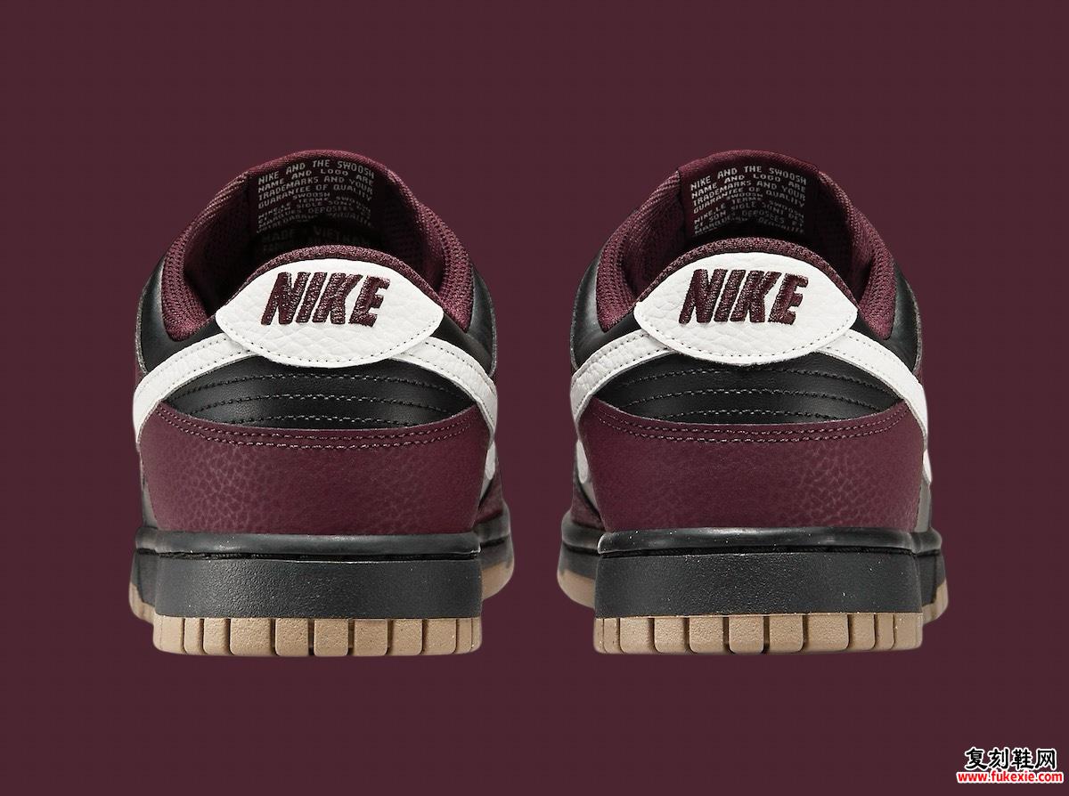 NIKE DUNK LOW NEXT NATURE “BURGUNDY CRUSH” 2024 年夏季发售 HM9658-600