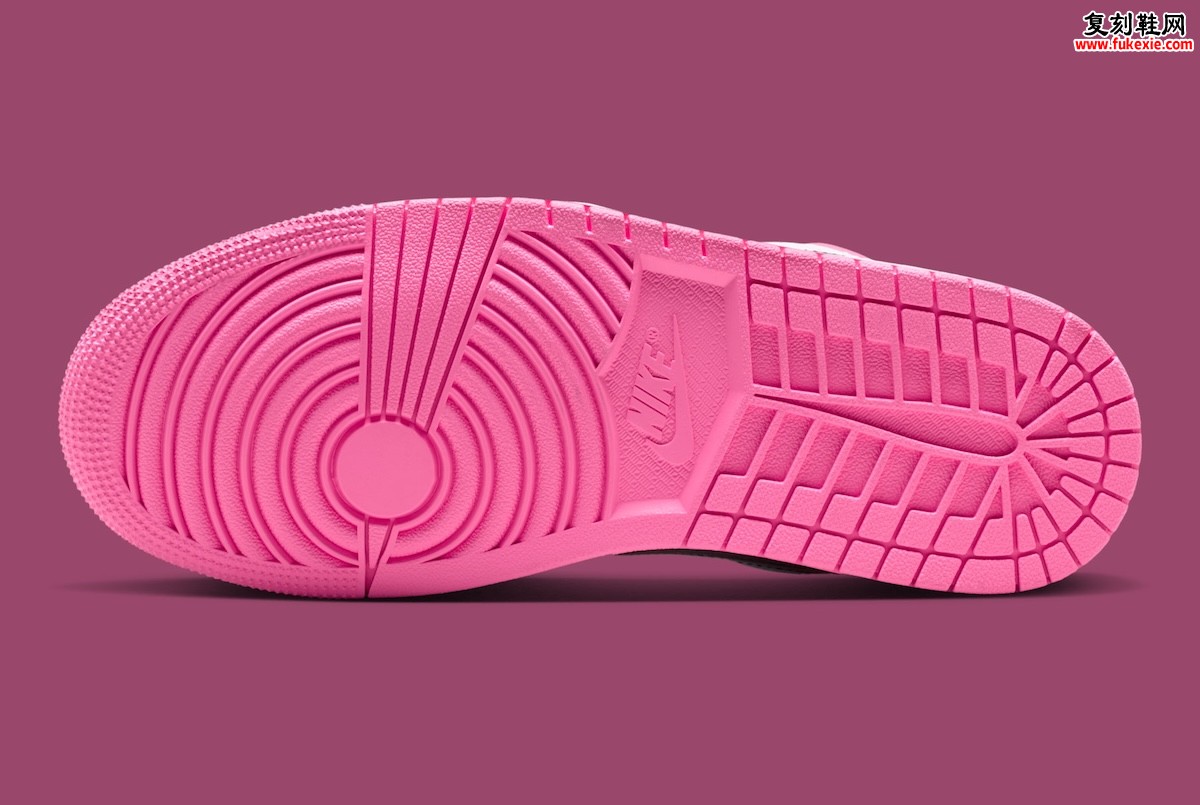 Air Jordan 1 Low Patent“Pinksicle”2026年4月女性专属发售，漆皮亮粉重构黑红脚趾经典布局