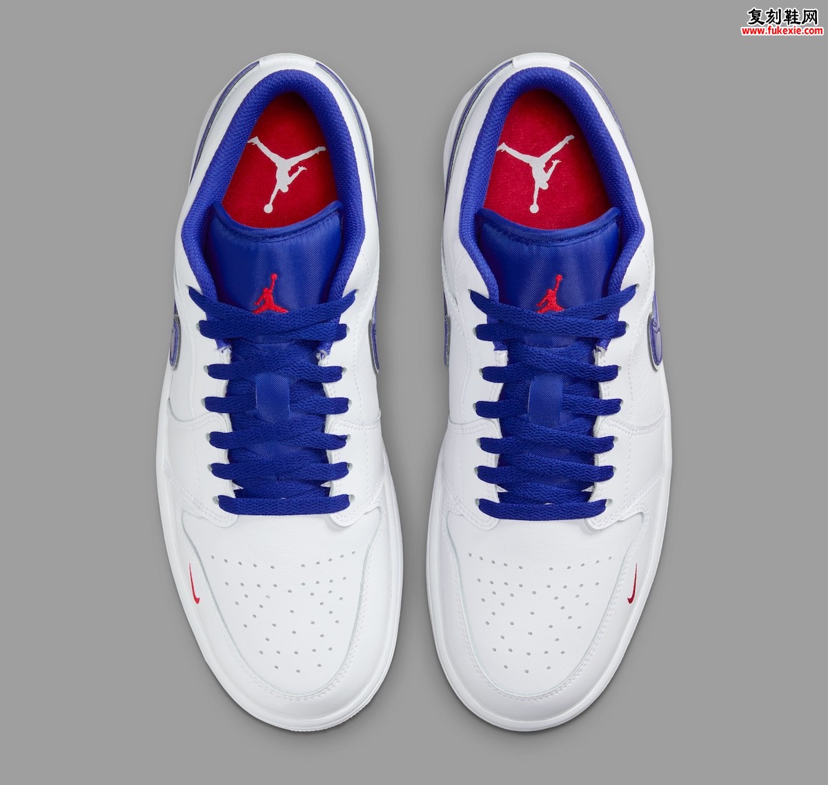 Air Jordan 1 Low “Dodgers”  ‘道奇队’ 配色以细节色彩诉说洛杉矶棒球文化