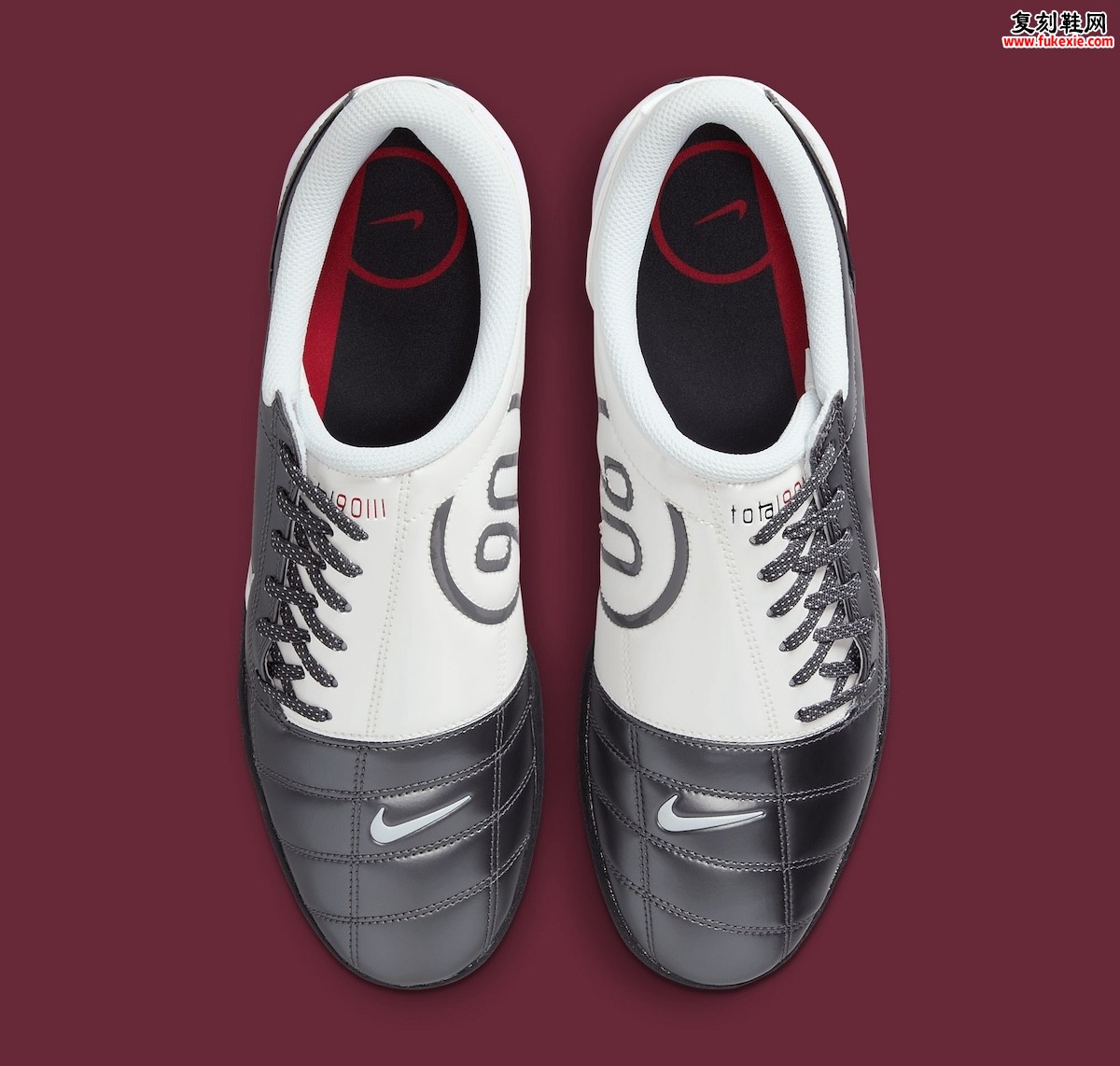 Nike Total 90 III石墨灰HQ2851-001发售！夜光鞋带+薄底科技重释足球街头美学