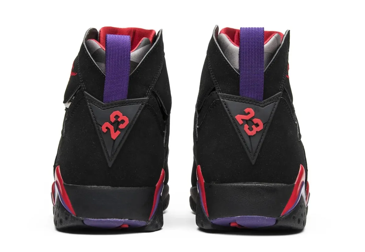 Air Jordan 7猛龙季后赛黑紫配色携“耸肩”名场面荣耀归来，2027年全明星周末重磅复刻