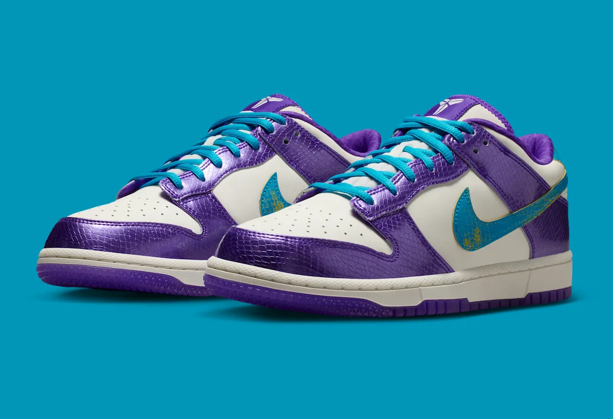 Nike Kobe Dunk Low Protro“Draft Day”2026年6月26日发售：可磨损Swoosh青绿褪金讲述夏洛特到洛杉矶传奇交易缩略图