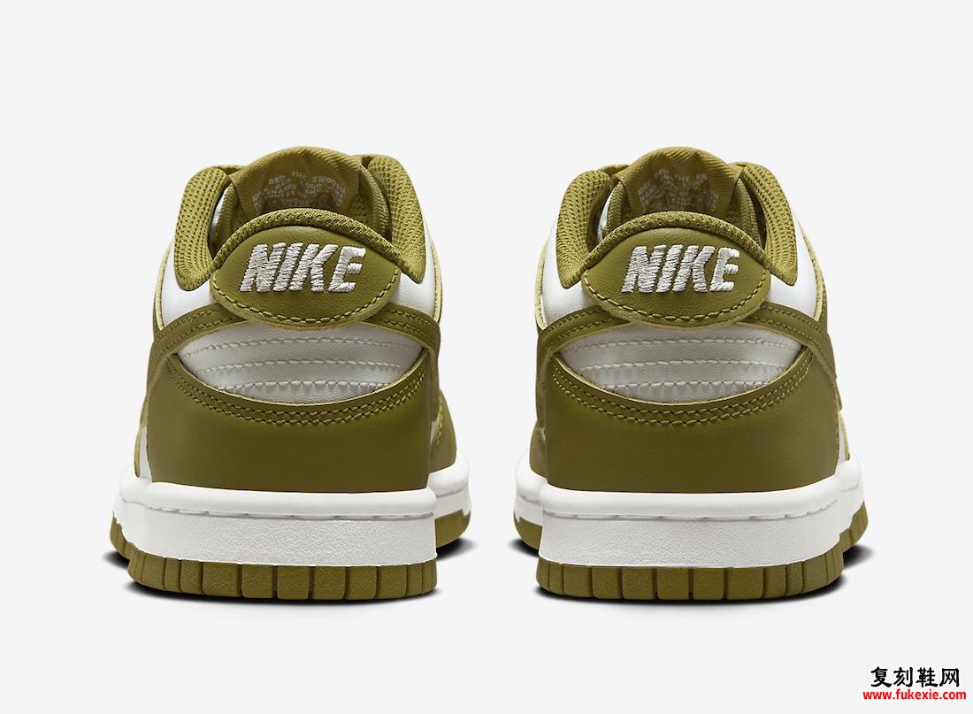 NIKE DUNK LOW GS “PACIFIC MOSS” 现已上市（2024 年 4 月）货号：FB9109-108