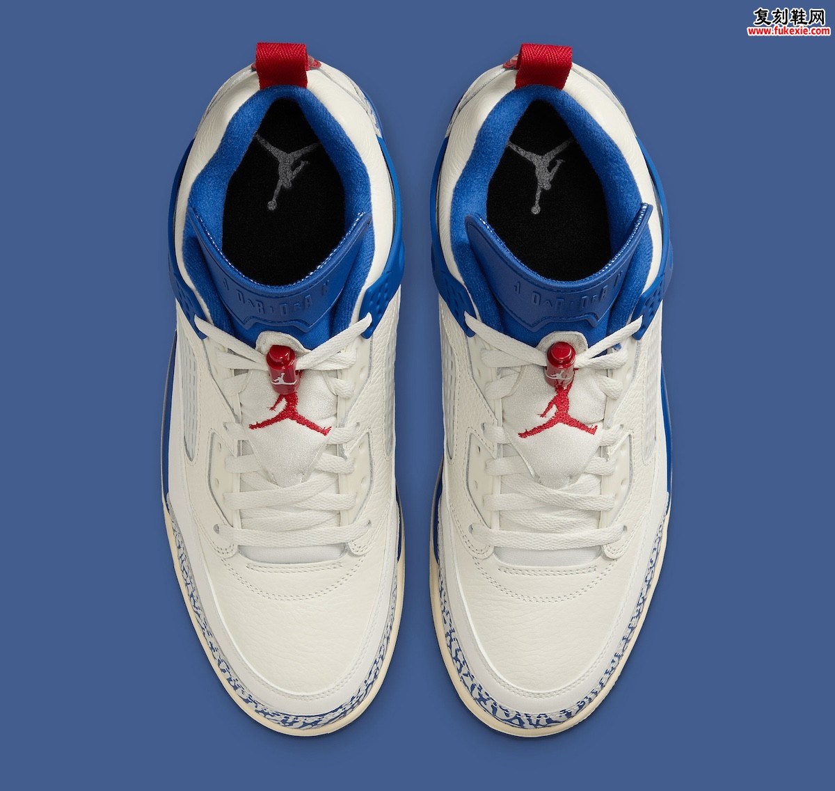 风暴蓝觉醒!乔丹Spizike Low红白蓝三重奏致敬经典,今夏发售