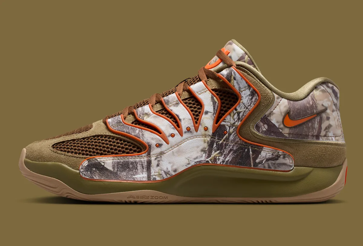 猎装迷彩上身：Chet Holmgren x Nike KD 18 “Tree Camo” 三月接力发售