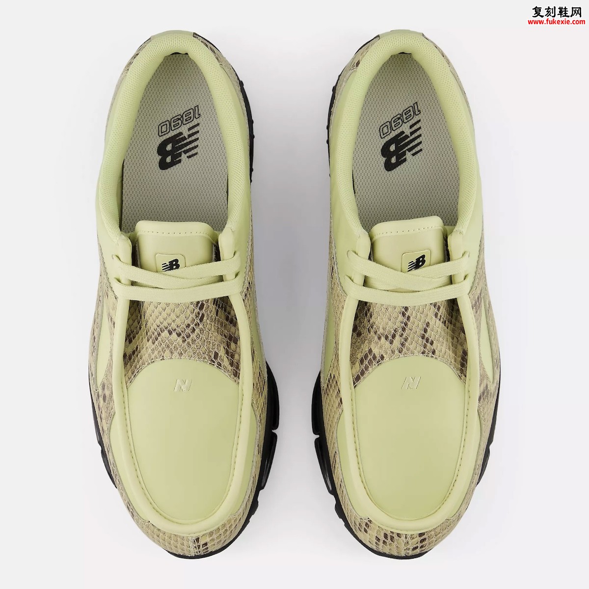 New Balance 1890A “Snakeskin” 莫卡辛混血鞋款2026年7月3日发售,ABZORB缓震大底与蟒蛇压纹皮革插图3 New Balance 1890A “Snakeskin” 莫卡辛混血鞋款2026年7月3日发售,ABZORB缓震大底与蟒蛇压纹皮革