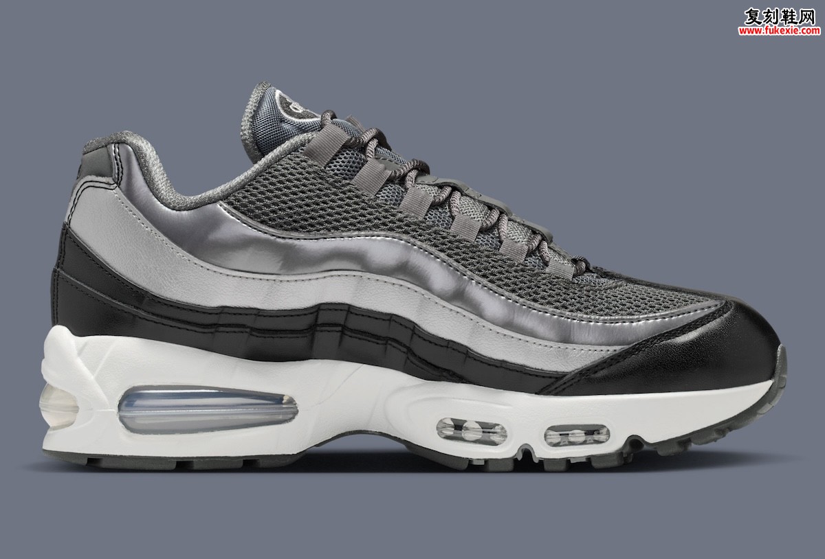 耐克Air Max 95推出女性专属“暗灰金属银”配色 以全皮革鞋面重塑经典轮廓2026年春季发售