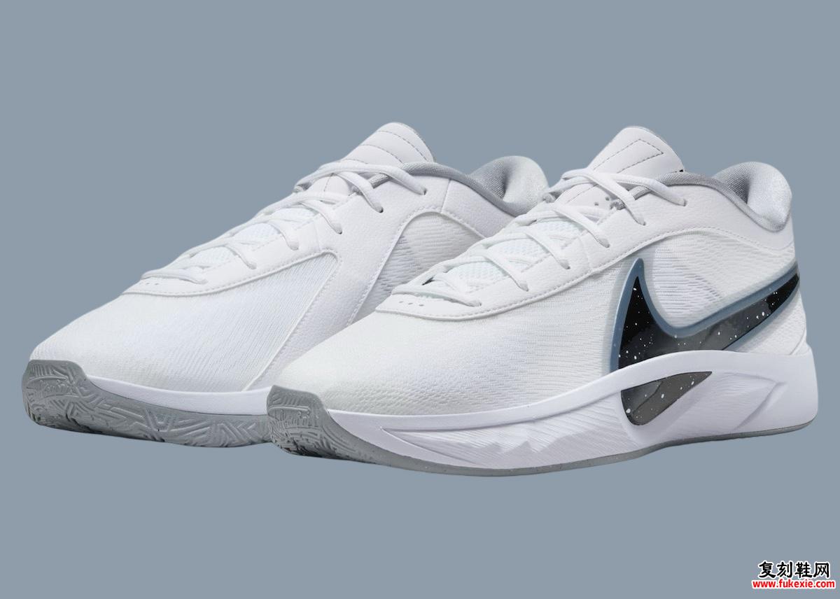NIKE GIANNIS FREAK 6“白色/狼灰色”将于 2024 年 8 月发售 货号：FJ7791-102