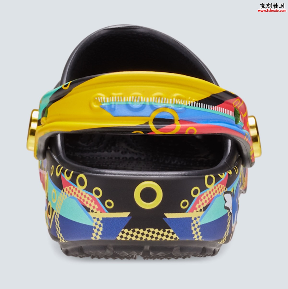 SEGA x Crocs 索尼克洞洞鞋发布，黑色鞋面角色印花，全尺码家庭款，5月19日发售