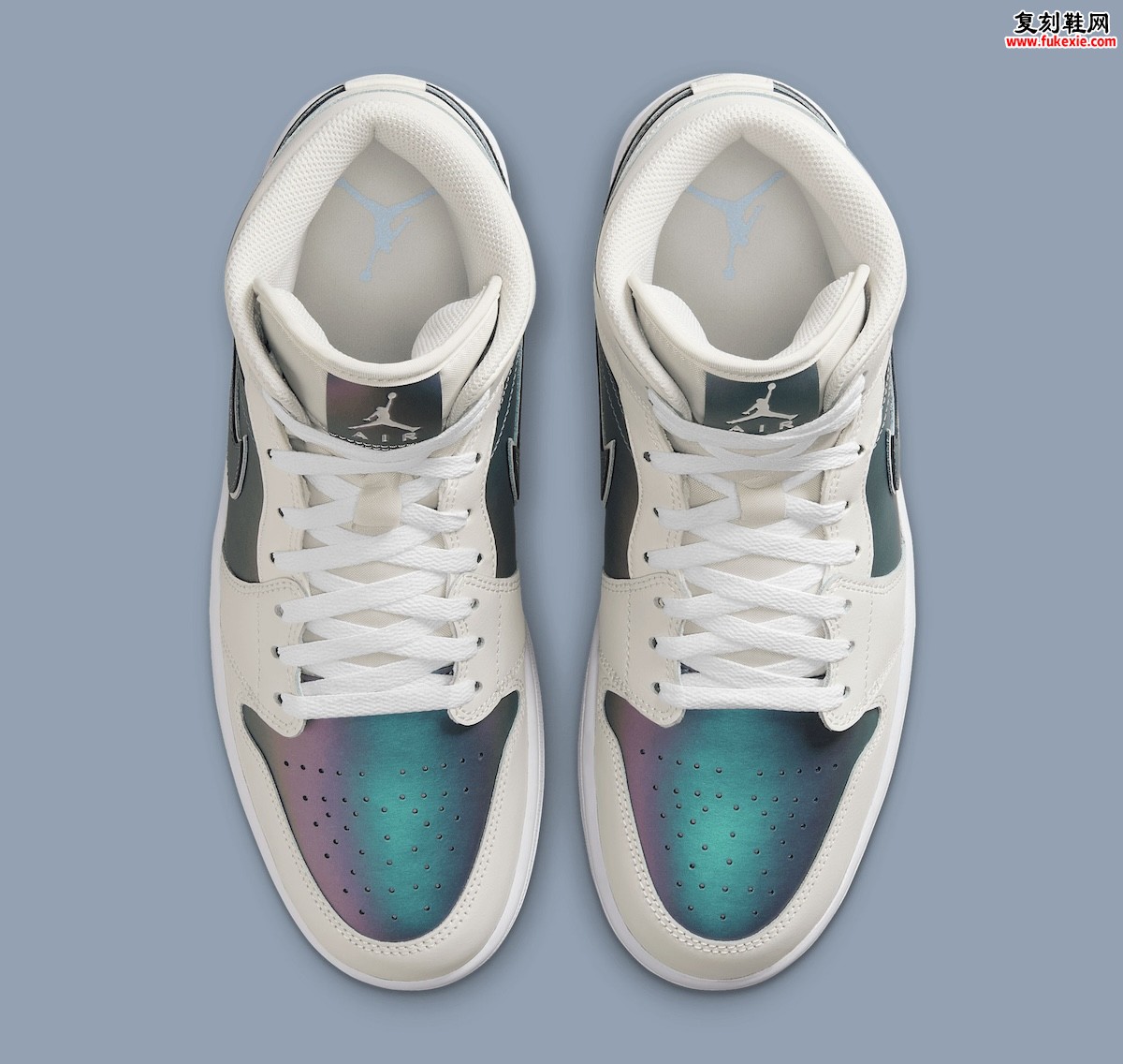 Air Jordan 1 Mid “Phantom” 2025夏季发布，未来感与经典设计的完美融合