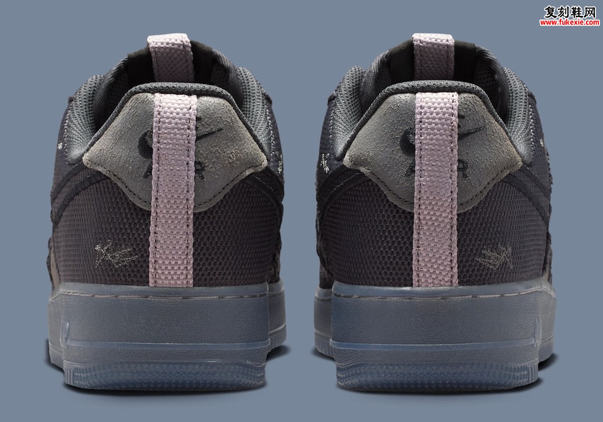 褪色帆布与做旧美学：Nike Air Force 1 Low ‘浅紫矿灰’ 以工装灵感书写2026春季新叙事