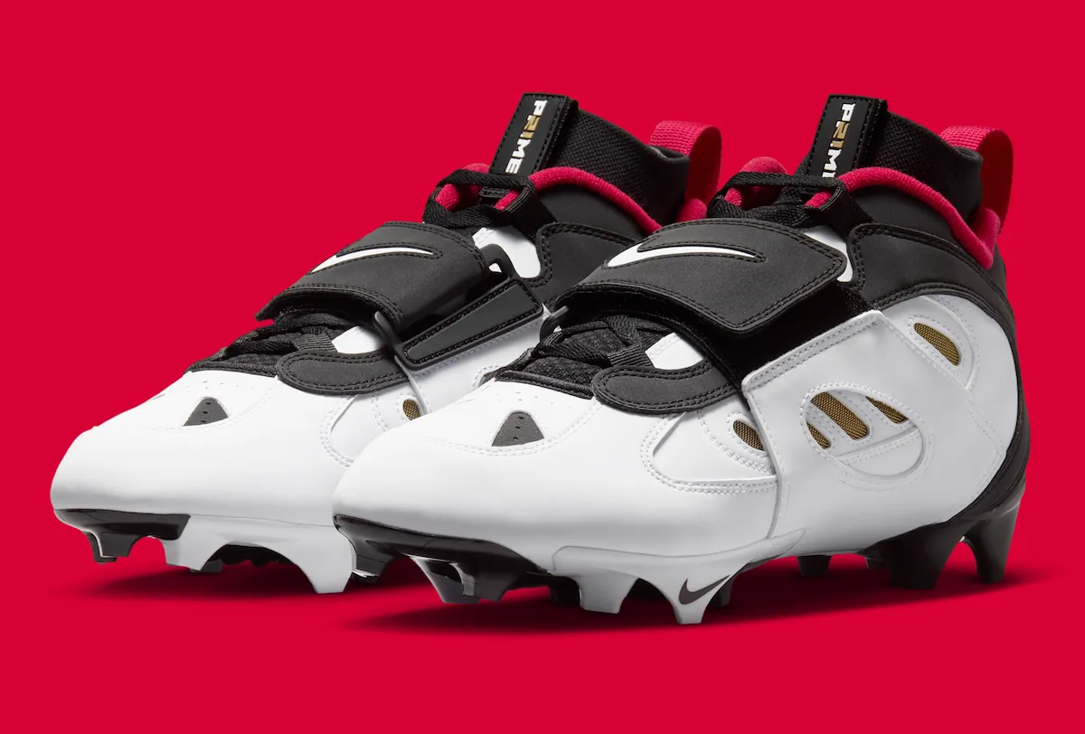 致敬双栖传奇迪昂·桑德斯，Nike Diamond Turf 2 “49ers”橄榄球鞋款复刻，经典黑红金配色重现缩略图