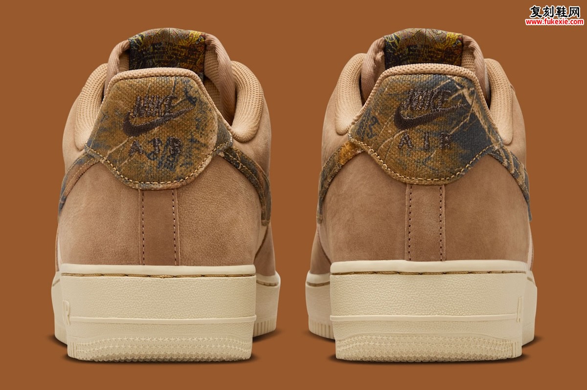 Nike Air Force 1 Low “Realtree Rattan” 空军一号低帮“藤纹迷彩”配色10月3日发售