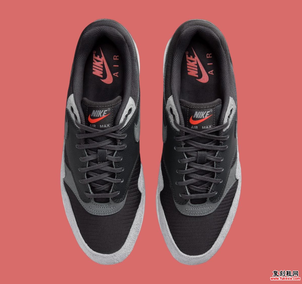 NIKE AIR MAX 1 '87 PRM“深烟灰色”现已上市(2024 年 8 月)货号:HJ9292-070