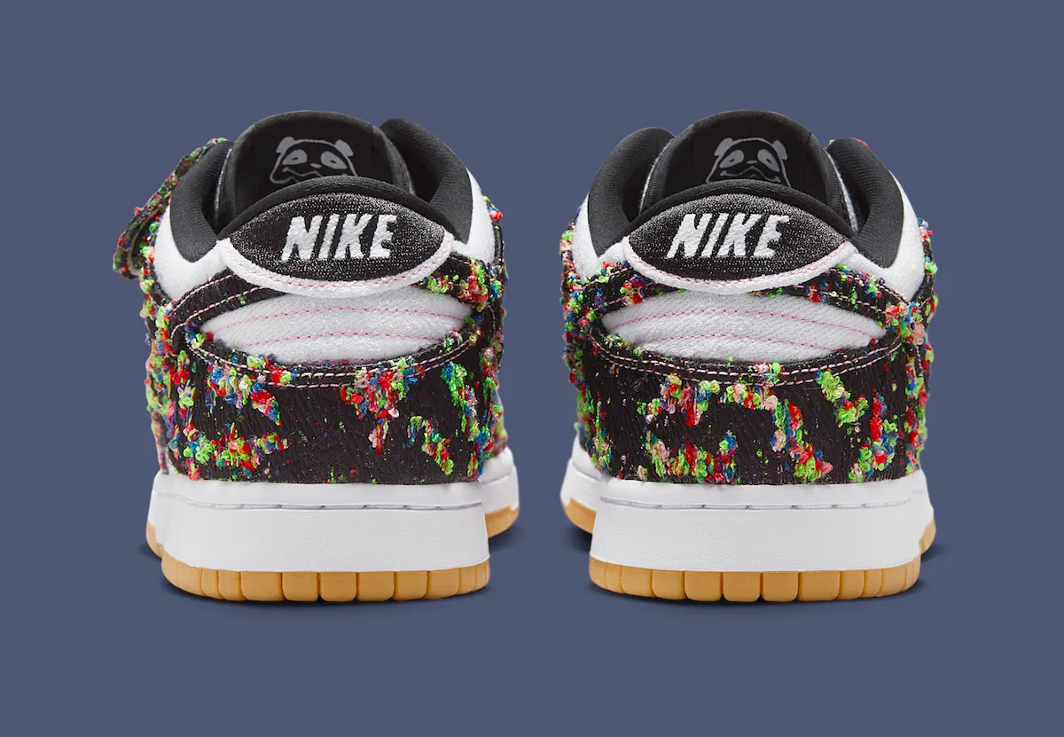 五彩纸屑风暴来袭！Nike Dunk Low熊猫狂想曲限定款解密 货号：IB2263-100